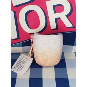 BBW Ombre Shimmery Gem Pocketbac Holder Backpack Purse Bag Luggage Keychain